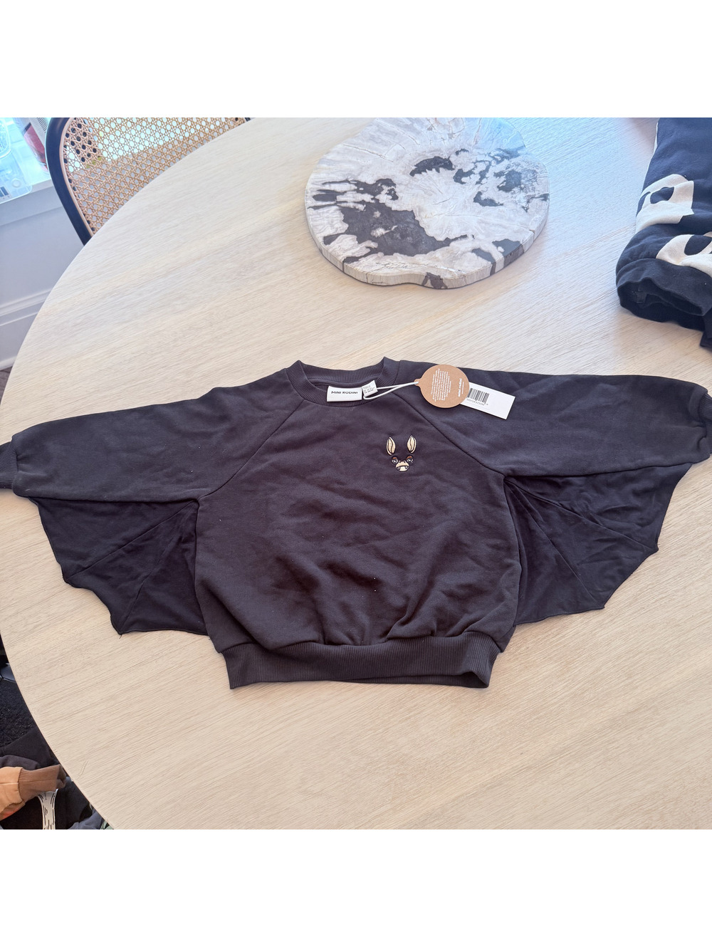 Mini Rodini Bat wing crew neck sweatshirt NWT